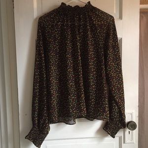 GAP sheer oversized floral tunic